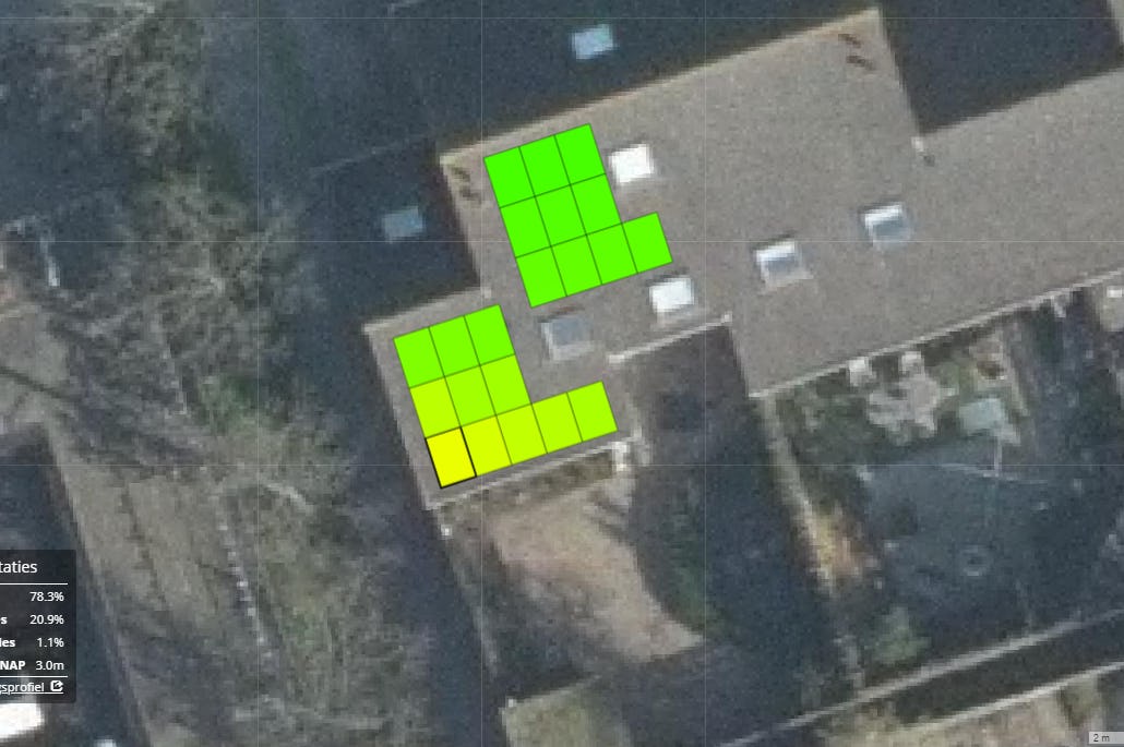 Volgens Solar Monkey zijn gedetailleerde luchtfoto’s van heel Nederland beschikbaar.