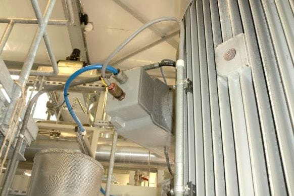 Drukvaste behuizing met drukvaste wartel. Helaas toch geen goede combinatie.