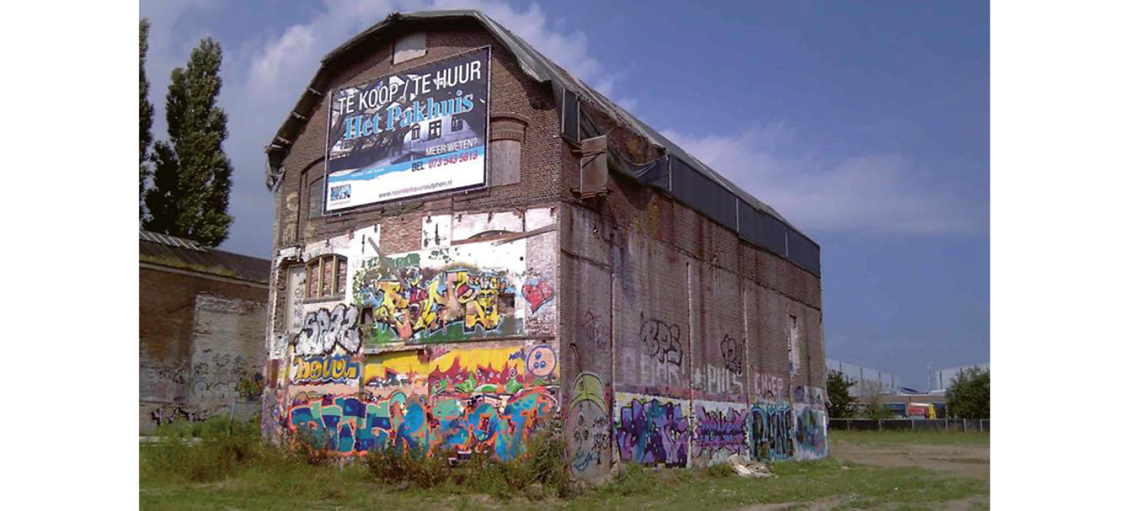 Pakhuis in oorspronkelijke vorm.