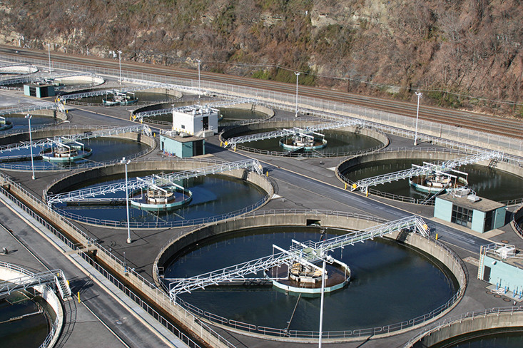 Zuiveringsinstallatie. Bron: Schaffner.