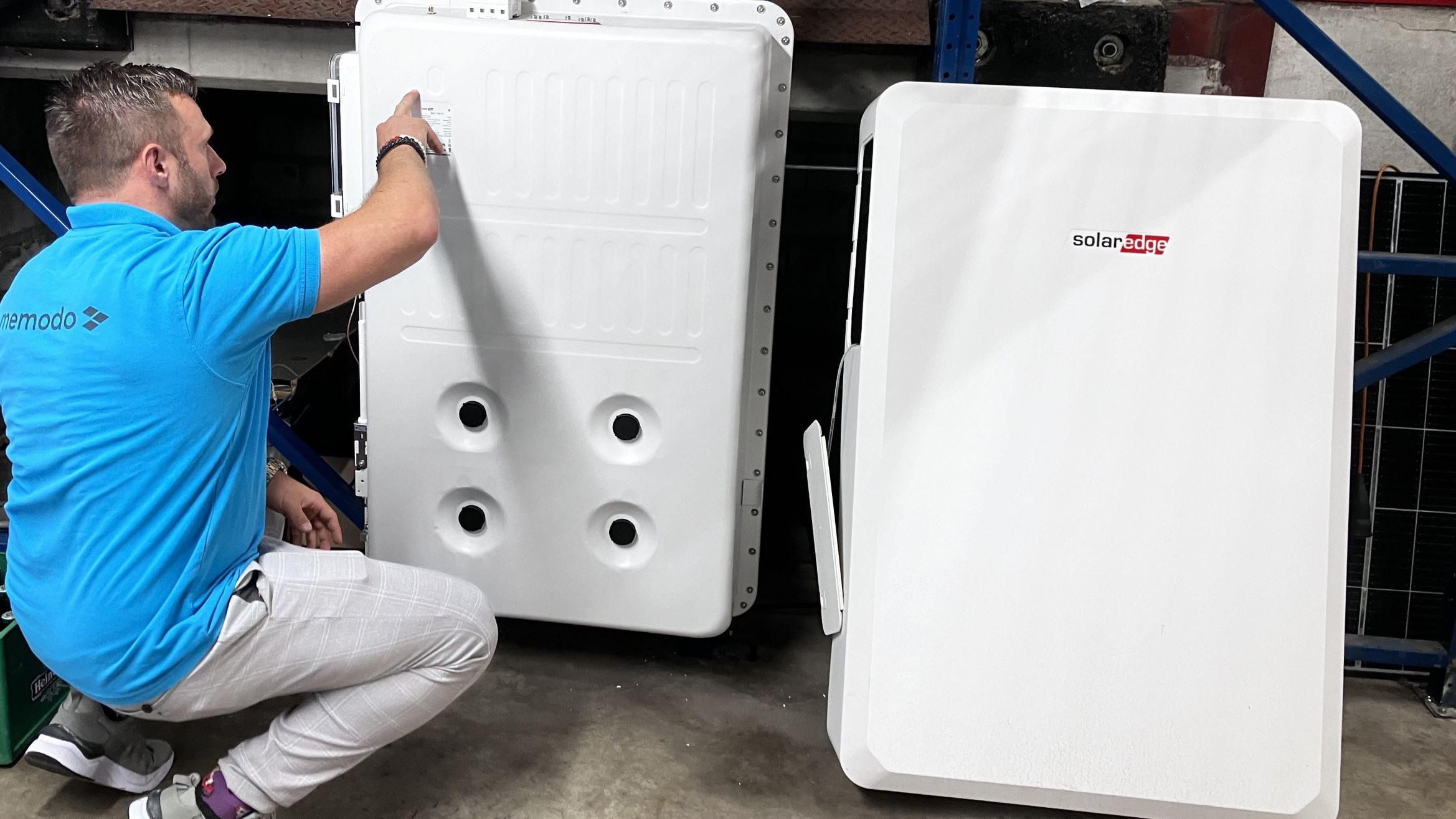 De SolarEdge Home Batterij 400V. (Foto Tijdo van der Zee)