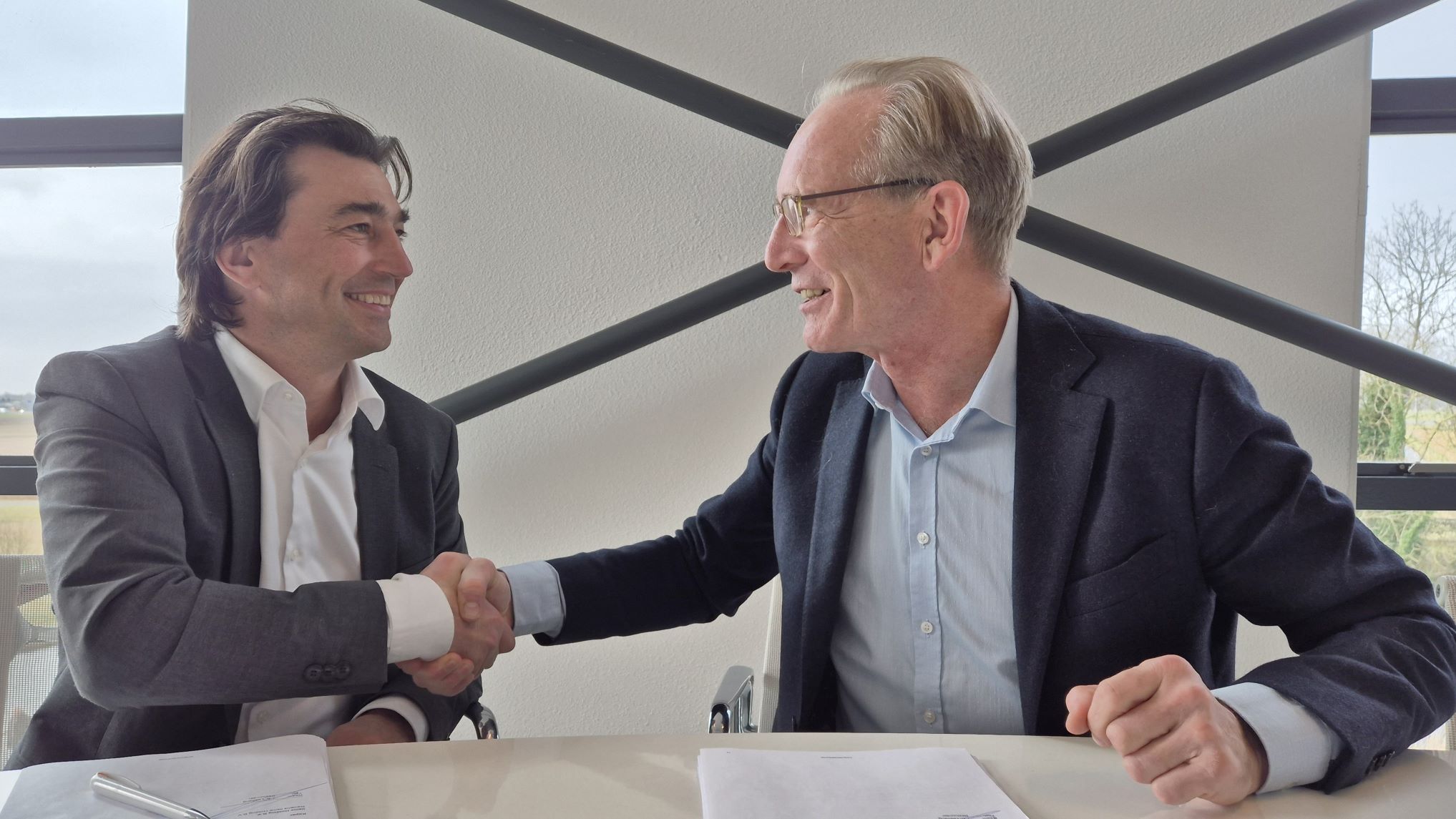 Links Taco Leeflang, rechts Willem Schuurman.