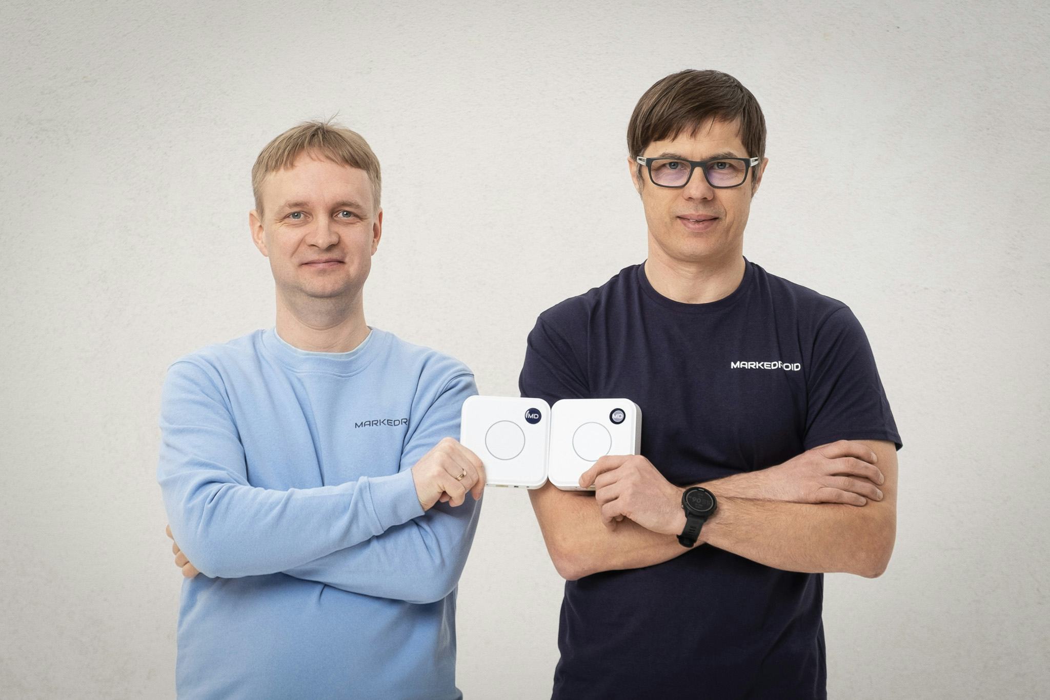 MarkeDroid CTO Toomas Kärner (links) en CEO Toomas Teesaar