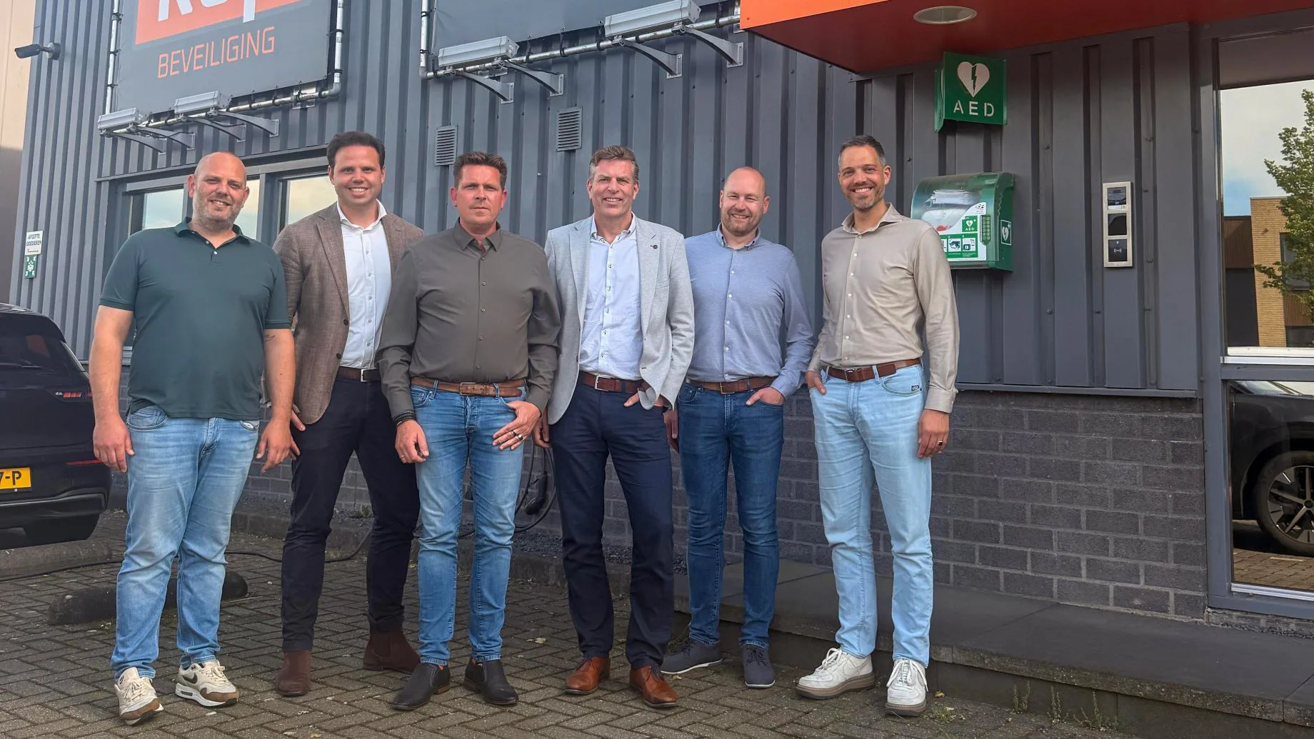 V.l.n.r.: Jorn Krijgsman, Rick van Dorp, Bas Stigter, Martin ten Brummeler, Martijn de Vries, Rens Krijgsman.